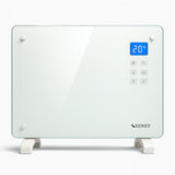 Skleněný konvektor Zenet ZET-526, bílý, 1500 W