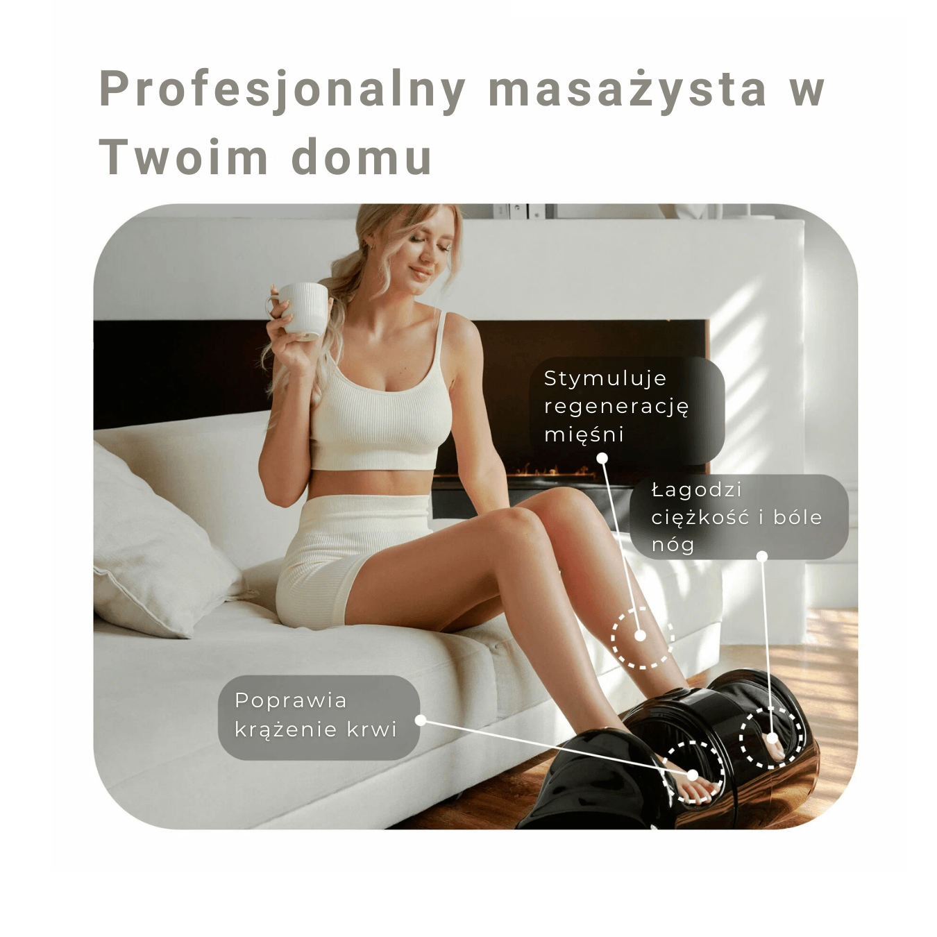 Elektrický masážní přístroj na nohy, lýtka a předloktí Zenet ZET-763
