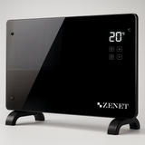 Dekorativní skleněný konvektor Zenet 530, úsporný 2000 W