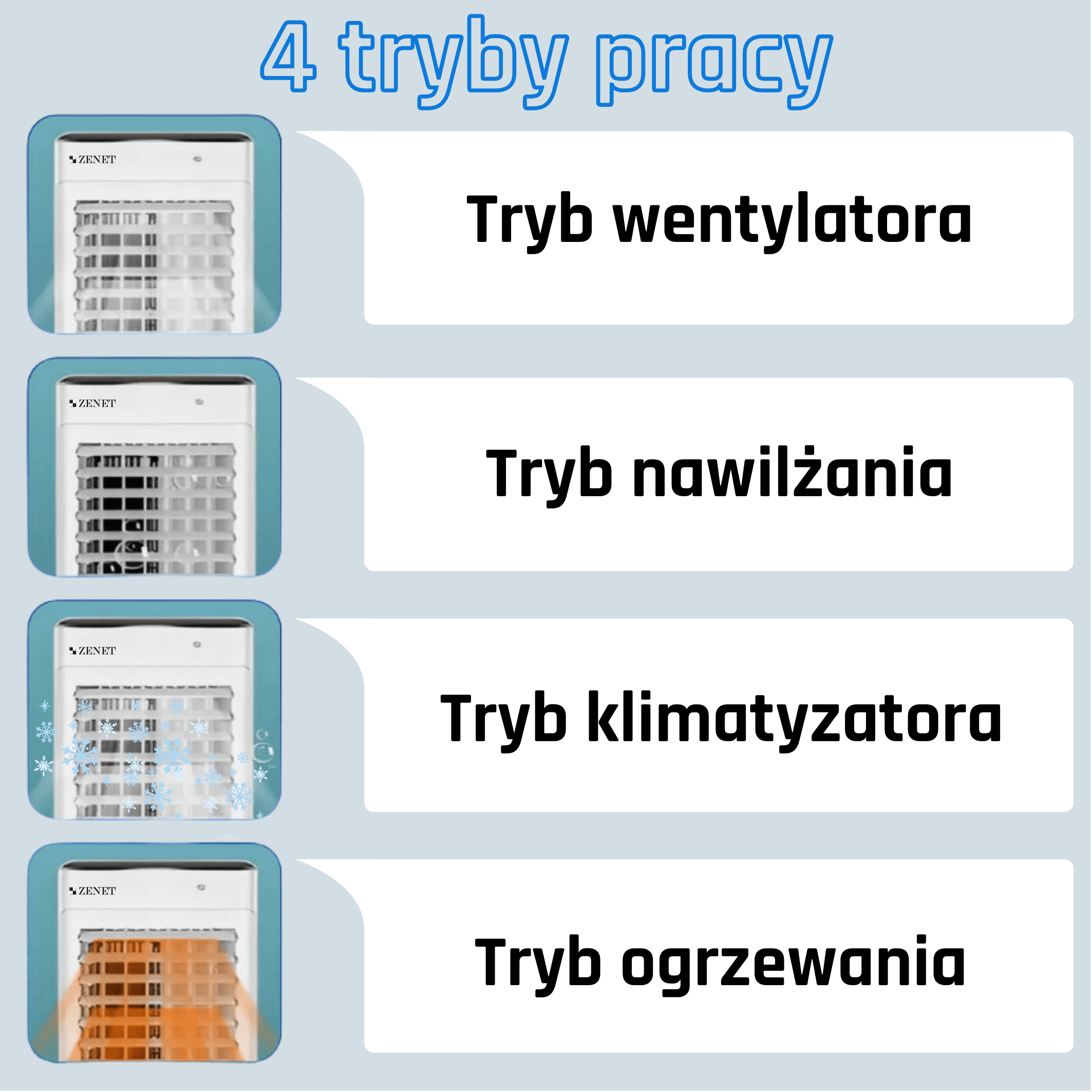 Přenosná klimatizace Zenet ZET-480