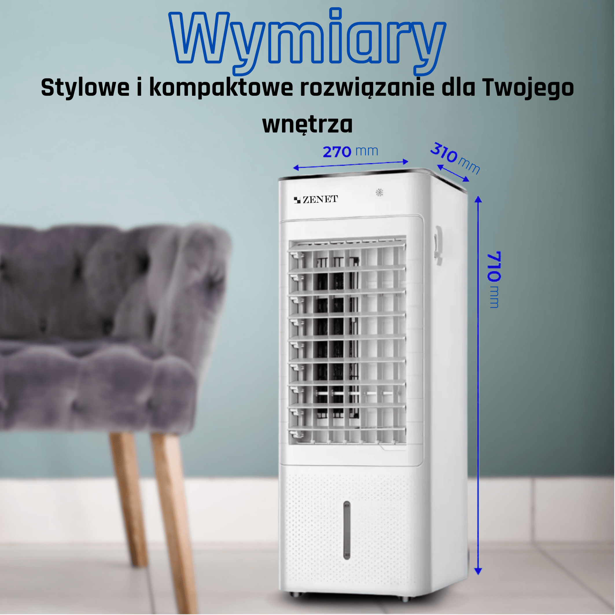 Přenosná klimatizace Zenet ZET-480