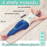 VIBRAČNÍ MASÁŽNÍ PODLOŽKA, MASÁŽNÍ MATRACE PRO MASÁŽ DO POSTELE ZENET ZET-826 