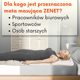 VIBRAČNÍ MASÁŽNÍ PODLOŽKA, MASÁŽNÍ MATRACE PRO MASÁŽ DO POSTELE ZENET ZET-826 