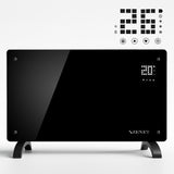 Dekorativní skleněný konvektor Zenet 530, úsporný 2000 W