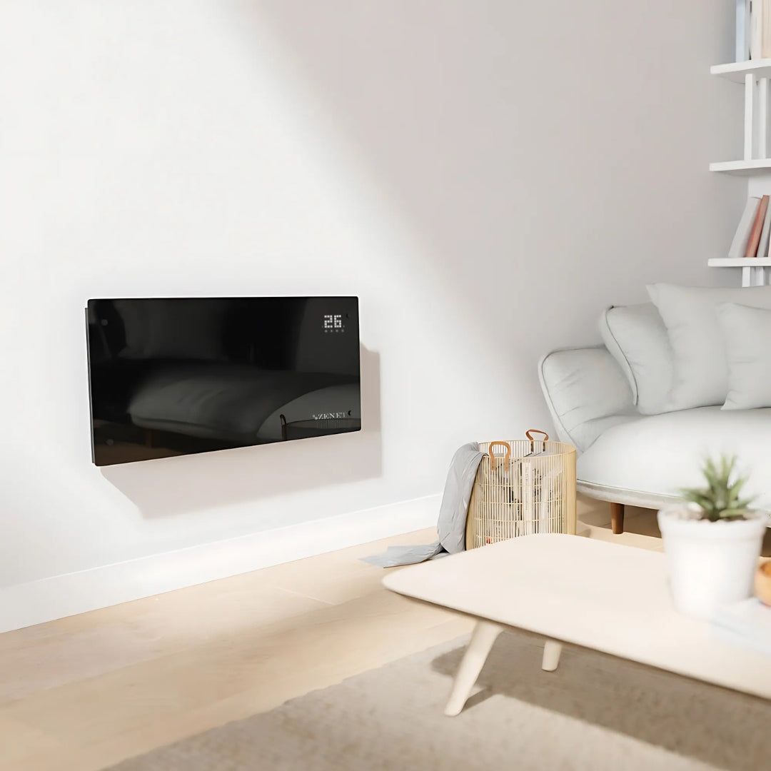 Dekorativní skleněný konvektor Zenet 530, úsporný 2000 W